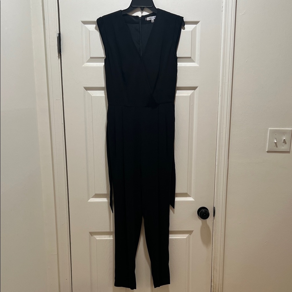 Jennifer Lopez Black Sleeveless Jumpsuit